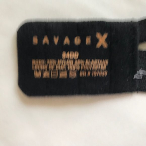 SAVAGE X ~ WOMENS 34DD ~ BLACK UNDERWIRE BRA - Picture 3 of 3